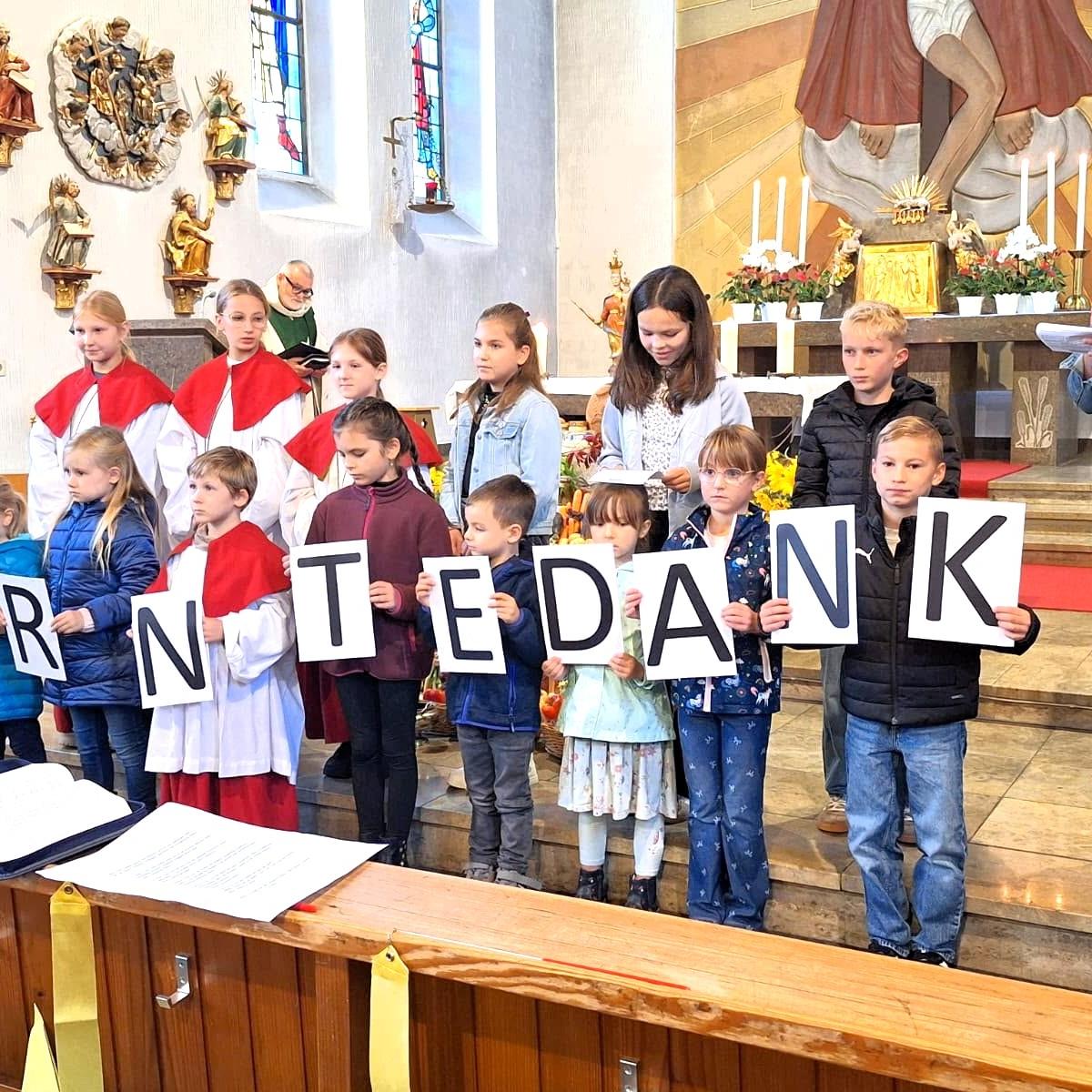 In der Kirche St. Michael feierte man Erntedank
