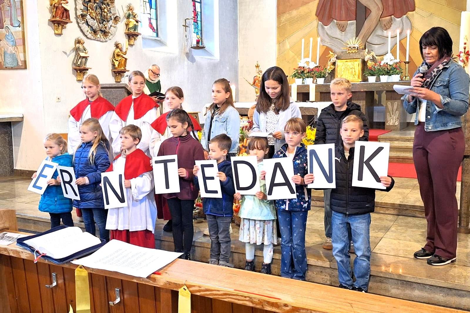 In der Kirche St. Michael feierte man Erntedank