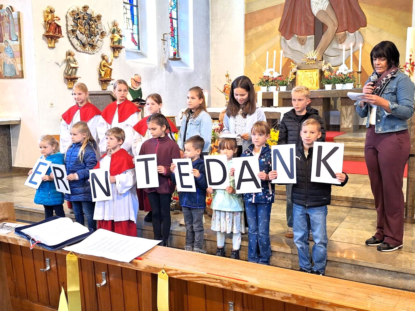 In der Kirche St. Michael feierte man Erntedank