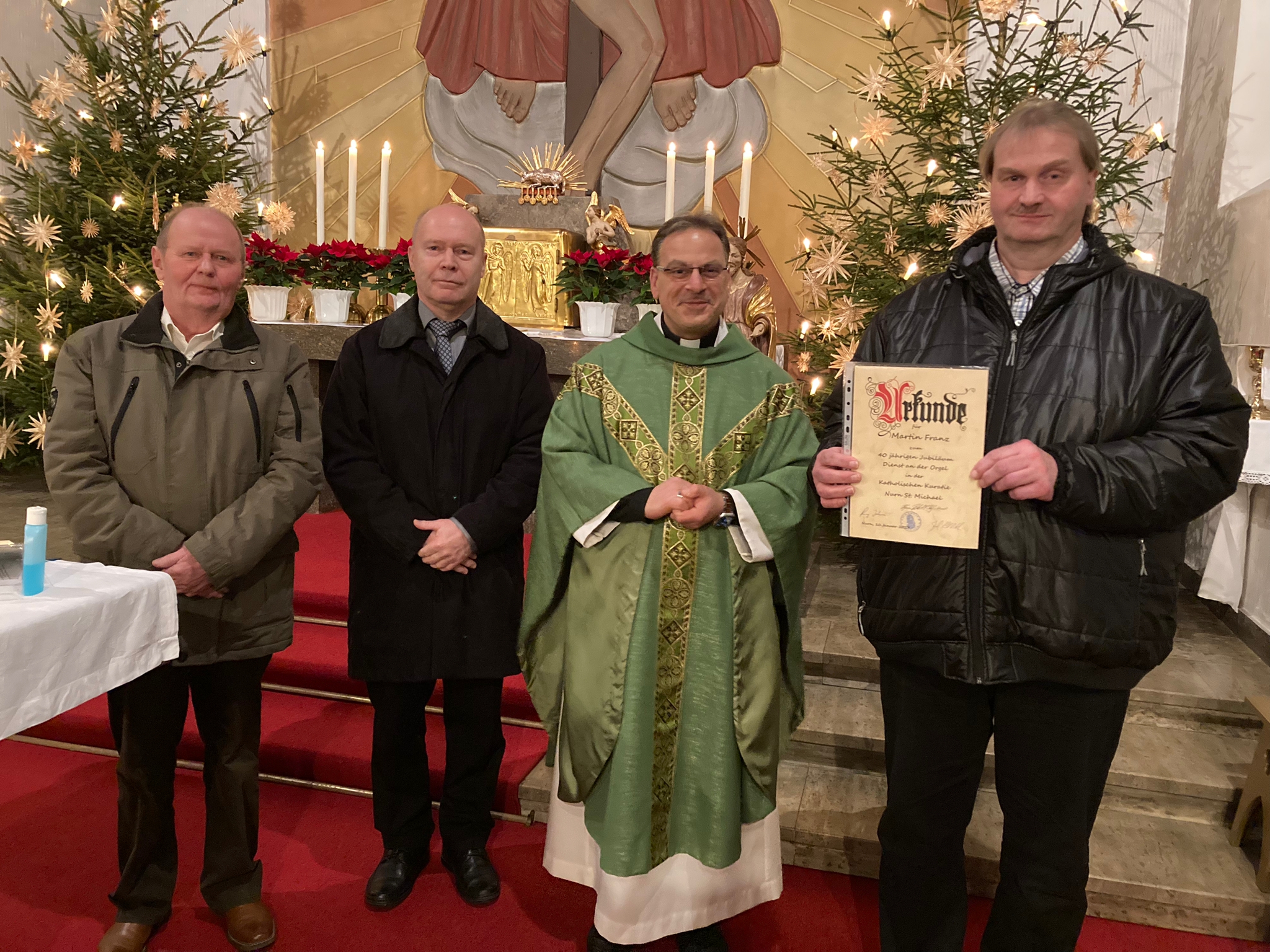 Martin Franz 40 Jahre Organist