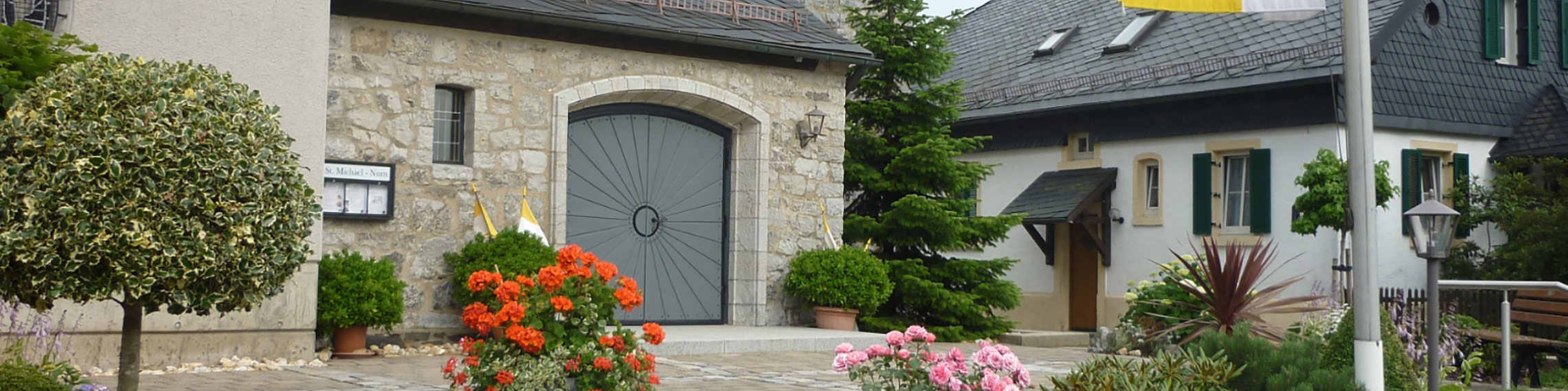 Blick auf den Eingangsbereich der Nurner Kirche